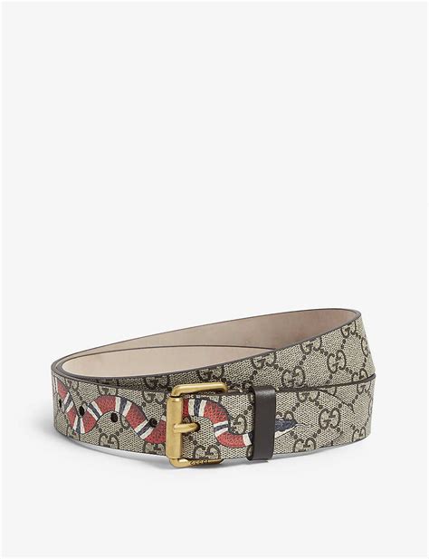 gucci snake belt selfridges|gucci belt women selfridges.